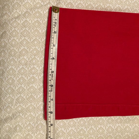 Chaps Daniella Curvy Fit Red Denim Jeans Size 16 - Picture 7 of 13